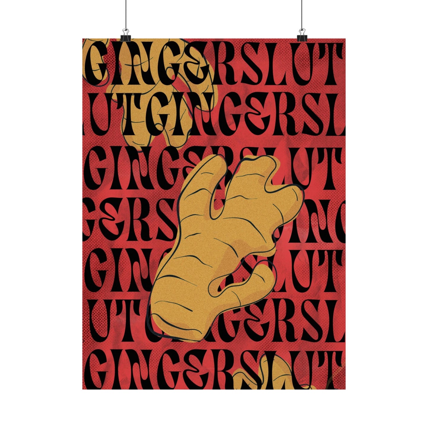 Ginger Slut Matte Vertical Poster - Home Decor