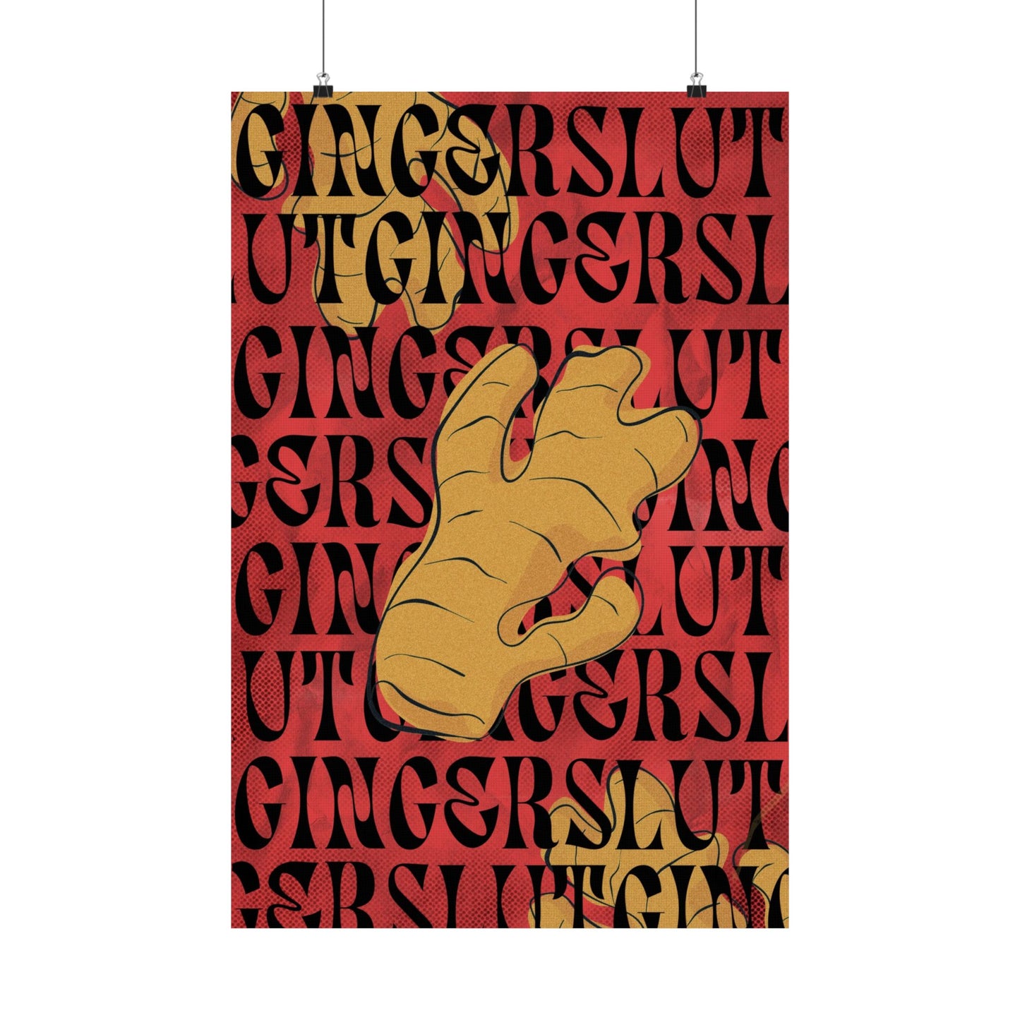 Ginger Slut Matte Vertical Poster - Home Decor