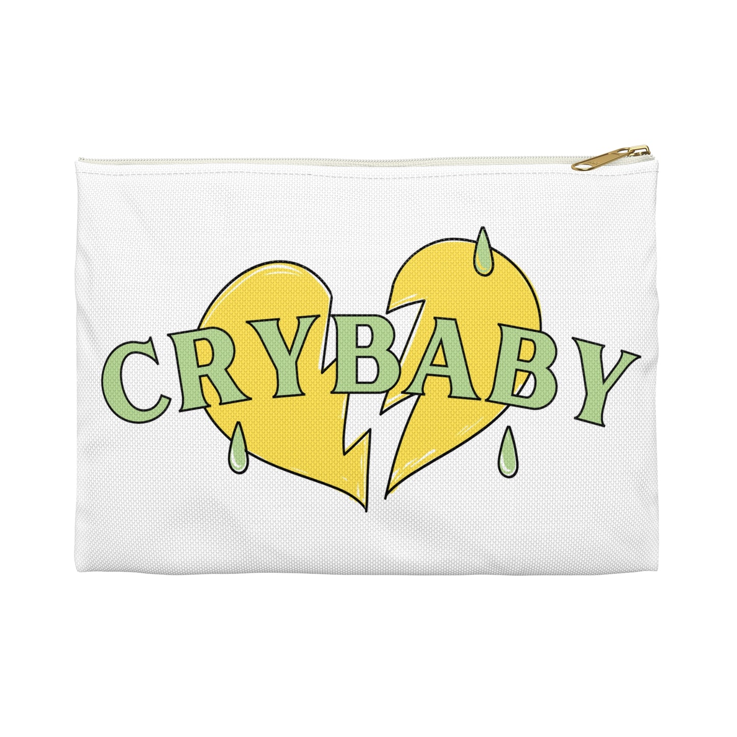 Crybaby - Yellow/Green Stache Bag